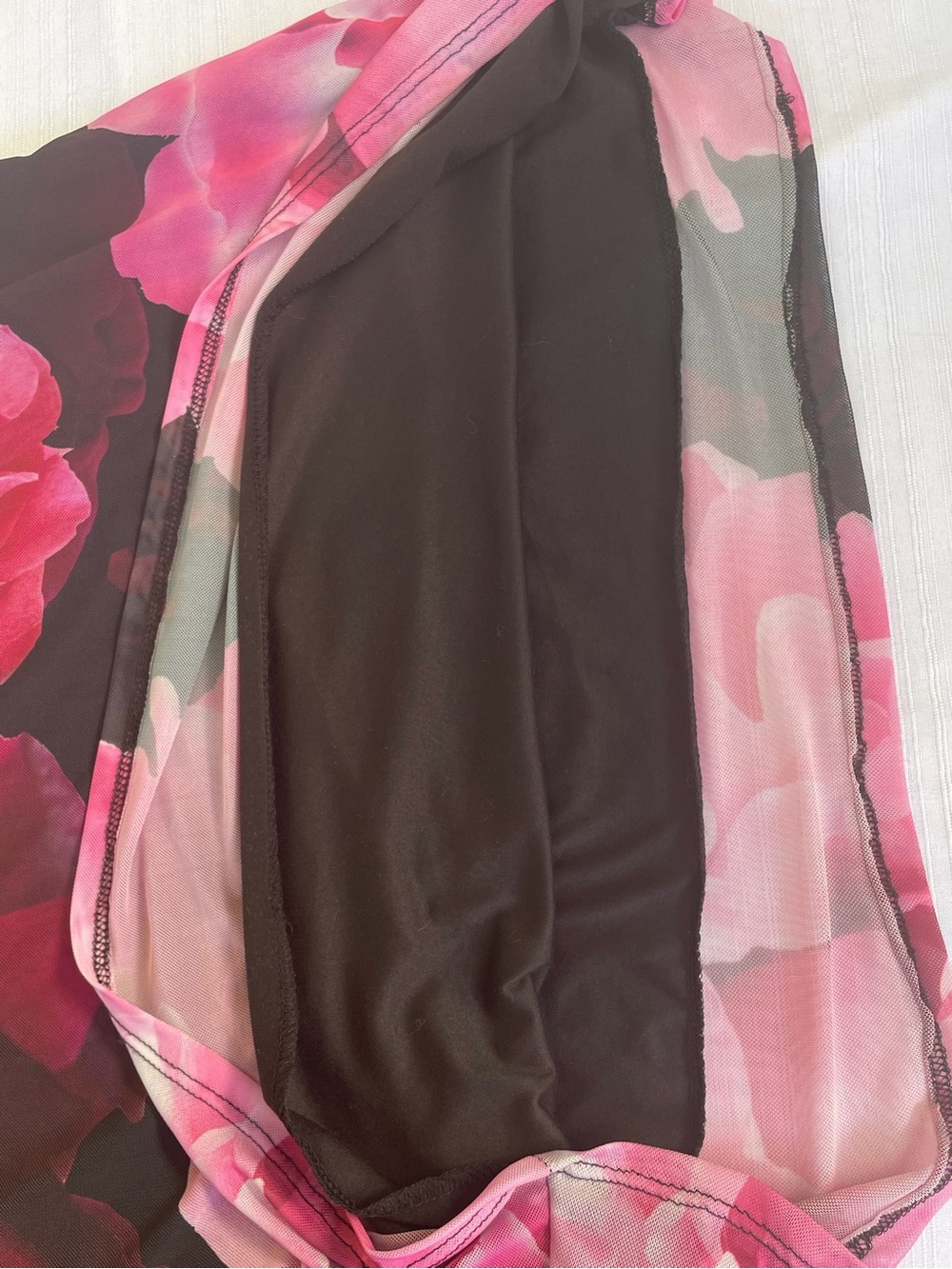 Windsor Magenta and Pink Floral V-Neck Maxi Dress - Picture 10 of 13